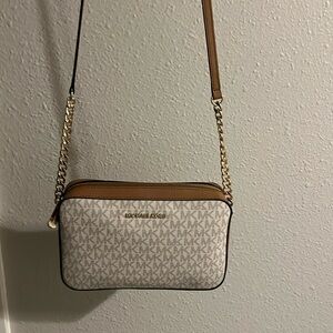 Michael Kor Medium Logo Crossbody Bag